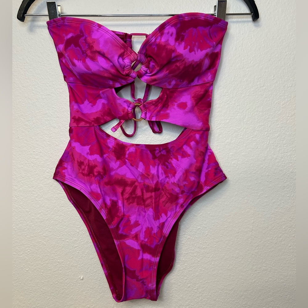 Hula Honey Fuchsia tie dye Swimsuit